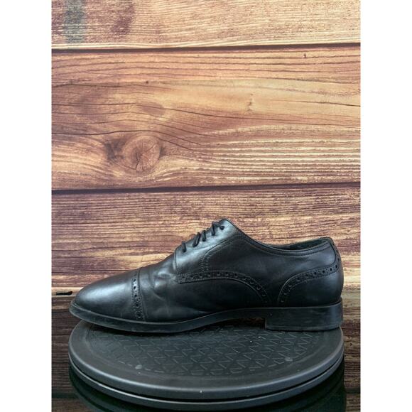 Cole Haan Grand.OS Men’s Jefferson Cap Toe Oxford Black Leather C23789 Size 10.5 - Picture 7 of 9